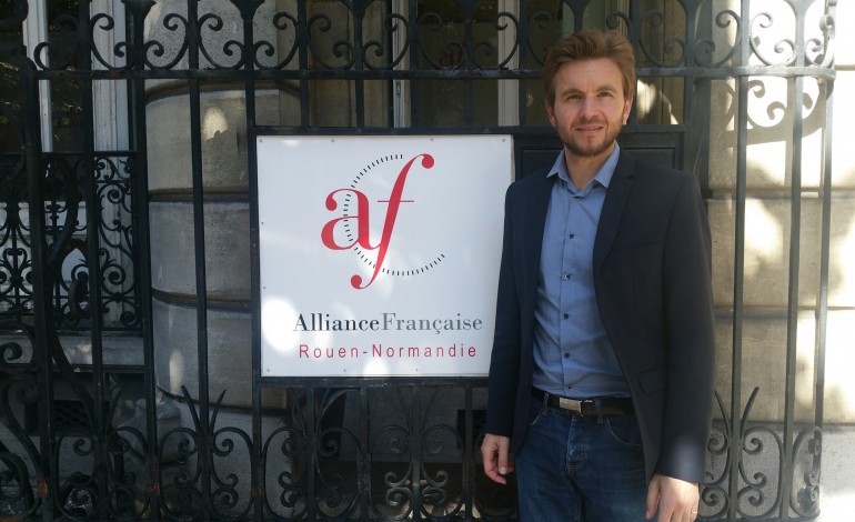 Sullivan Benetier, nouveau directeur de l'Alliance Française de Rouen, veut la rendre "plus attractive"
