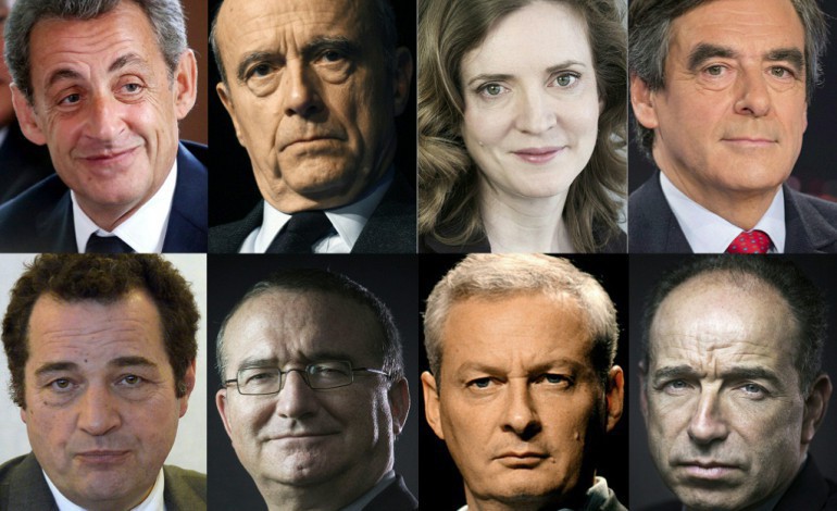 Paris (AFP). Primaire de droite: les huit candidats très probablement en lice