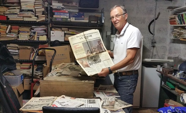 Calvados : Claude Martin est un collectionneur de journaux devant l'éternel