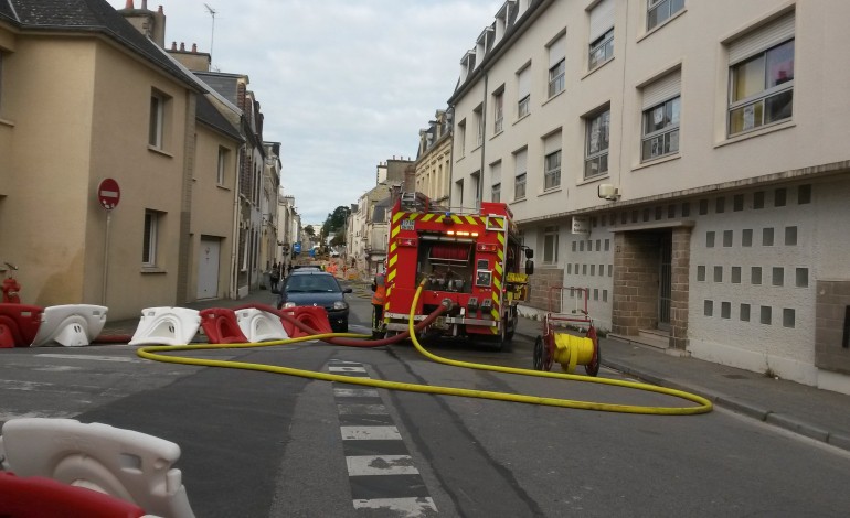 Cherbourg : importante fuite de gaz quartier de la Bucaille