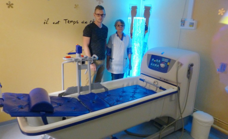 Rouen. Le CHU de Rouen promeut le bain thérapeutique pour son service neurochirurgical