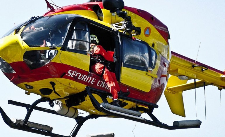 Rouen. En Seine-Maritime, un pêcheur à pied coincé par la marée et sauvé par un hélicoptère