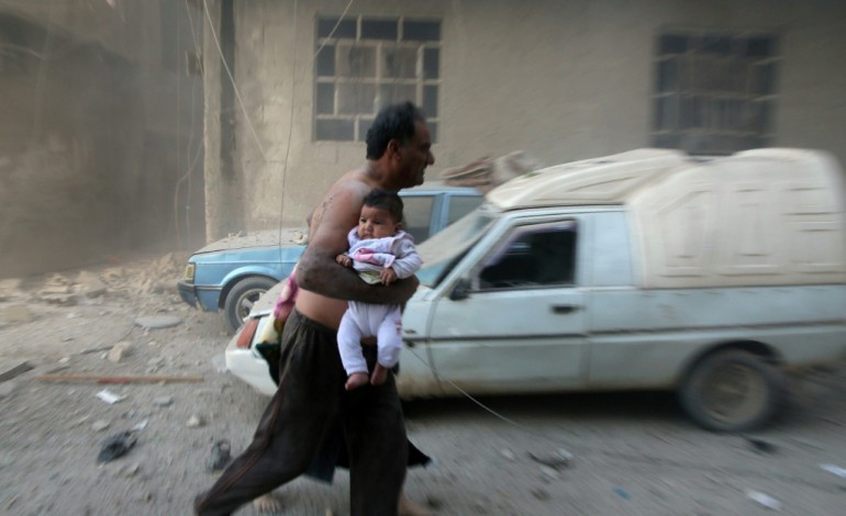 Alep (Syrie) (AFP). Syrie: le principal hôpital d'Alep encore bombardé
