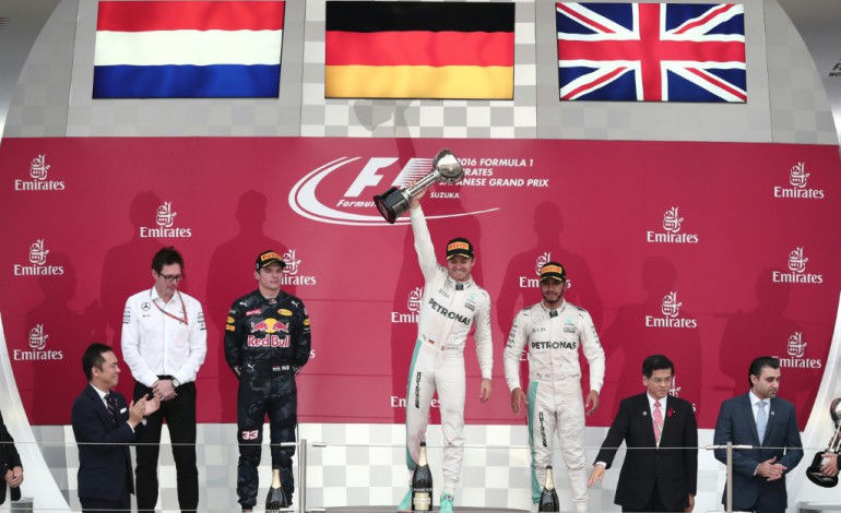 Suzuka (Japon) (AFP). GP du Japon: Rosberg se rapproche du titre, Mercedes encore sacré