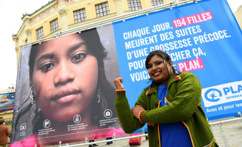 Paris (AFP). Sauvée d'un mariage forcé à 14 ans, Radha Rani se bat "pour toutes les filles"
