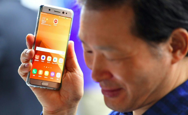 Séoul (AFP). Batteries explosives: Samsung acte le fiasco du Galaxy Note 7 