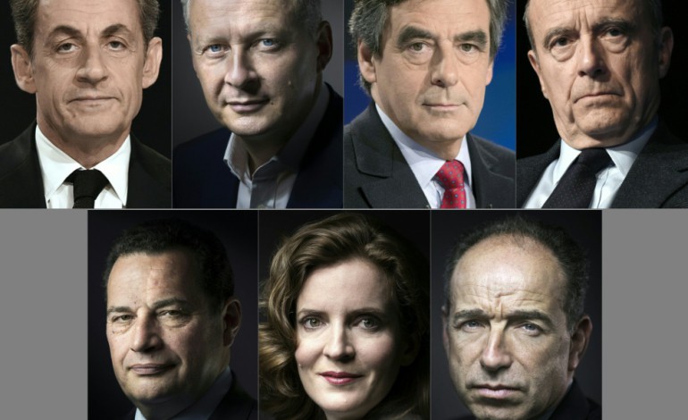Paris (AFP). Primaire de la droite: 7 fois 17 minutes, le scénario inédit du premier débat