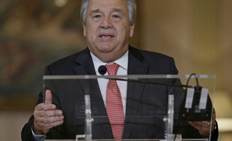 Nations unies (Etats-Unis) (AFP). L'ONU en quête d'un nouveau souffle avec Guterres comme secrétaire général