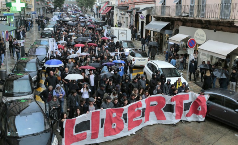 Bastia (AFP). Bastia: incidents entre manifestants nationalistes et forces de l'ordre