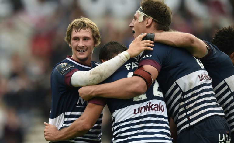 Paris (AFP). Rugby: l'UBB et Clermont sauvent l'honneur, le Racing attendra