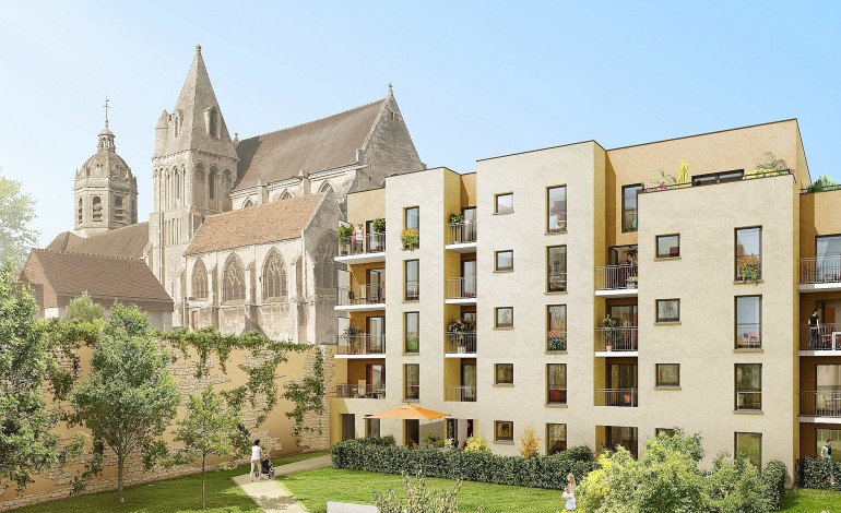 Caen. Caen: une résidence de 85 logements se construit au pied de l'église Saint-Michel-de-Vaucelles