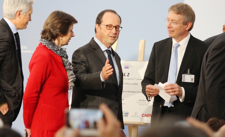 Caen. Normandie : à Caen, François Hollande inaugure un outil de recherche en physique nucléaire