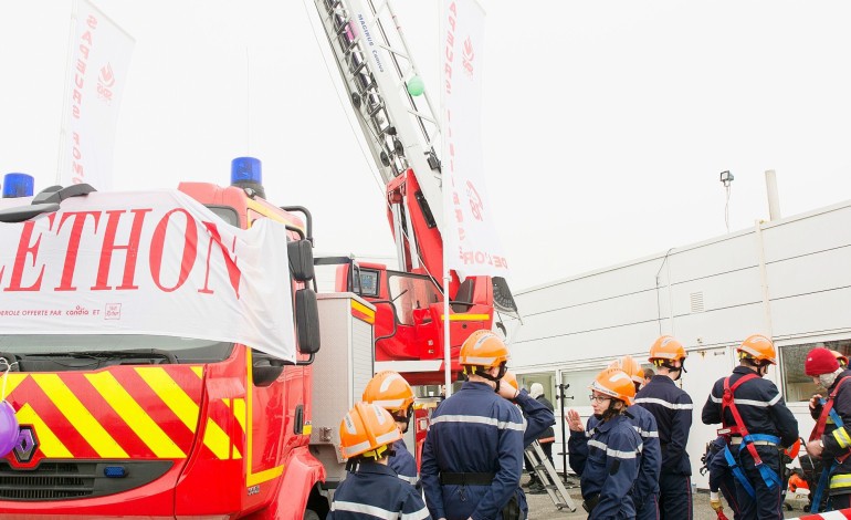 Alençon. Téléthon 2016: les pompiers de l'Orne sur le toit du monde!