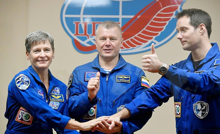 Jour J pour le Français Thomas Pesquet et ses deux coéquipiers s'envolant pour l'ISS