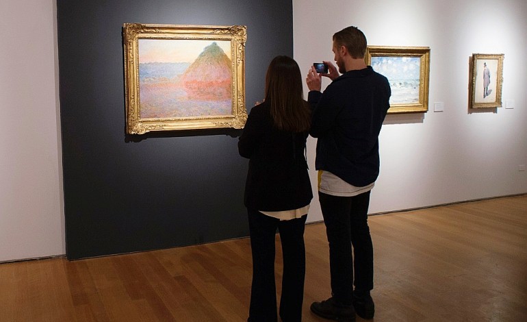Une "Meule" de Monet adjugée 81,4 millions de dollars, un record