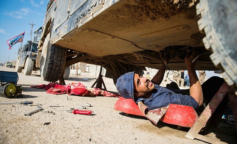 Irak: les mécaniciens indispensables dans le combat contre l'EI