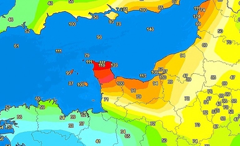 Cherbourg. Tempête : des vents jusqu'à 155 km/h enregistrés en Normandie