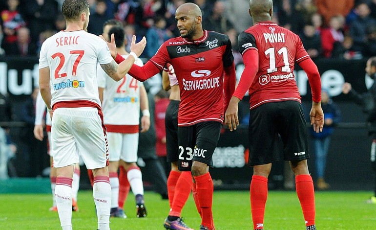 Ligue 1: Guingamp sauve le nul face à Bordeaux