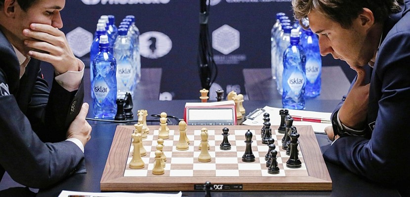 Echecs: l'heure de vérité pour Carlsen et Kariakine
