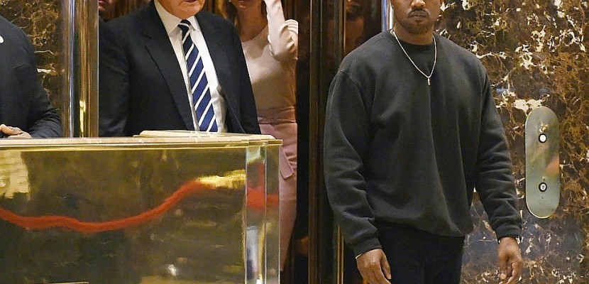 A peine sorti de l'hôpital, Kanye West reçu par Donald Trump