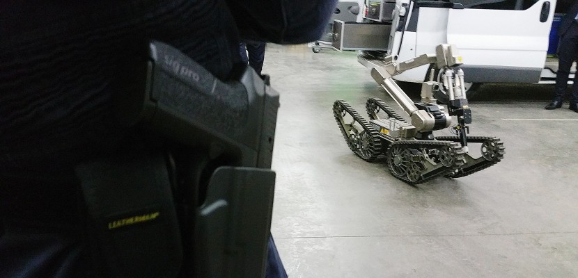 Caen. Normandie : un robot pour répondre à la menace terroriste [VIDÉO]