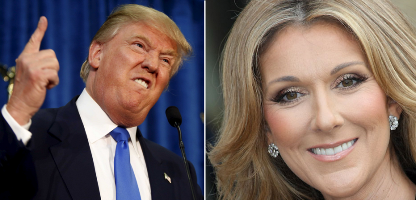 Céline Dion refuse de chanter pour Donald Trump