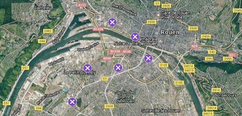Rouen. De nombreux incidents sur les routes autour de Rouen en ce week-end de Noël [infographie]