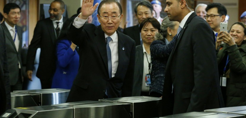 Ban fait ses adieux à l'ONU, "un peu comme Cendrillon"