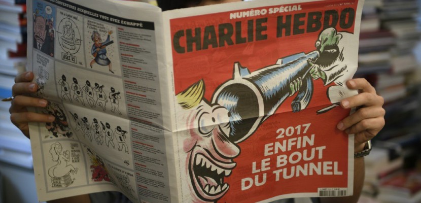 "2017, enfin le bout du tunnel", titre Charlie Hebdo