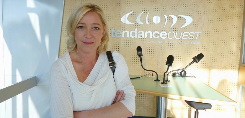 Écouis. Marine Le Pen fait campagne en Normandie
