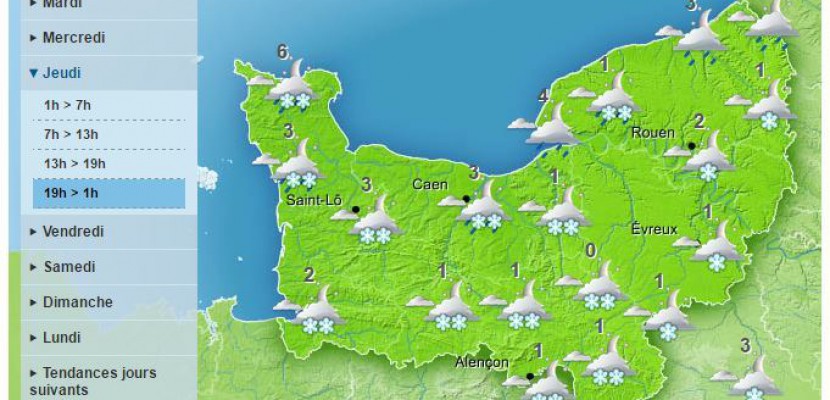 Saint-Lô. La neige attendue en fin de semaine en Normandie