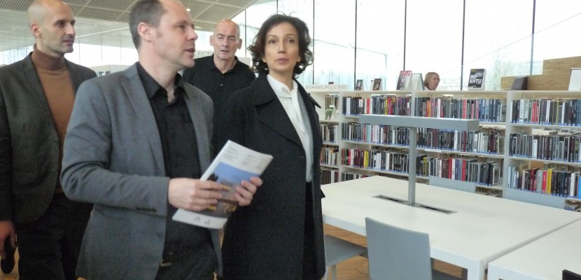 culture. Bibliothèque de Caen : "un ouvrage magnifique" pour la ministre de la Culture.