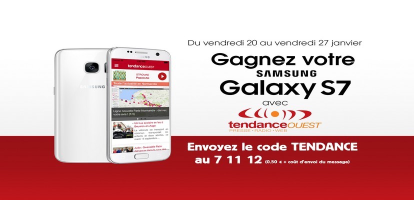 Gagnez votre Samsung Galaxy S7 avec Tendance Ouest
