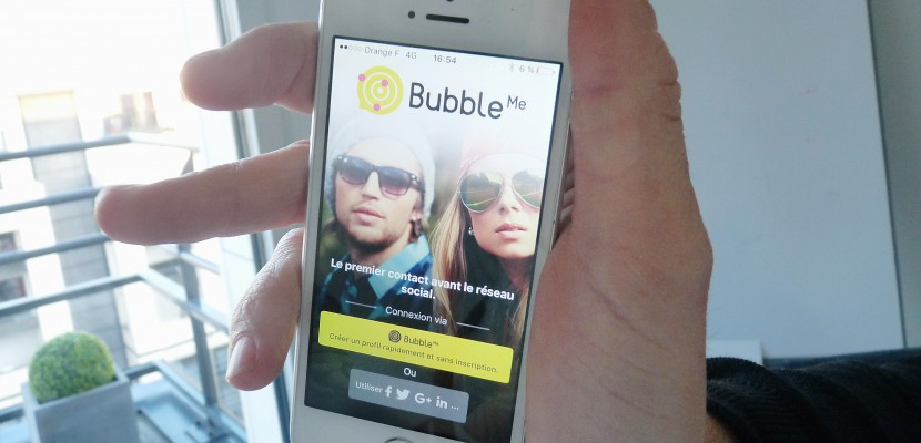 Application. L'application mobile caennaise BubbleMe fait le buzz