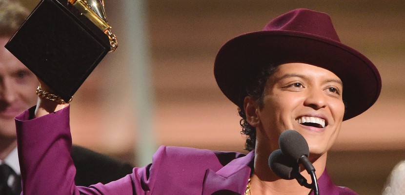 Saint-Lô. Musique : Bruno Mars sur la scène des Grammy Awards le 12 février 2017