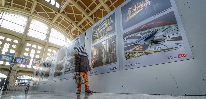 Rouen. A la gare de Rouen, les clichés d'Instagram s'invitent dans le monde réel