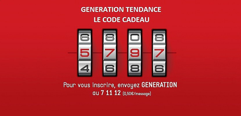 Hors Normandie. Génération Tendance : Tentez de trouver le 12ème CODE CADEAU !