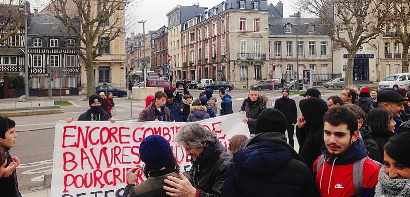 Rouen. La manifestation de soutien à Théo dégénère: deux arrestations à Rouen