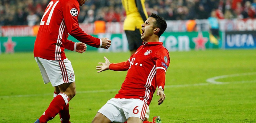 Ligue des champions: le Bayern fait exploser Arsenal 5 buts à 1 en 8e de finale aller