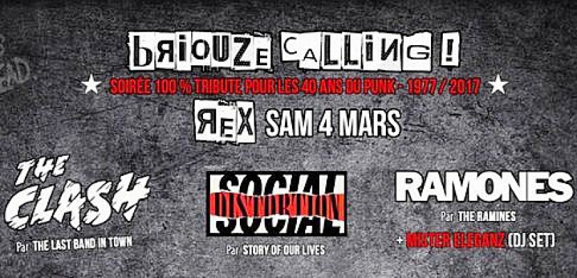 Briouze. Briouze Calling la soirée 100% tribute pour les 40 ans du Punk