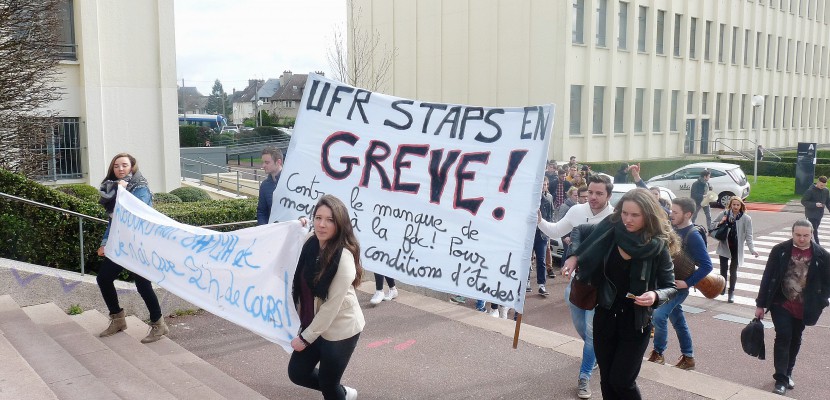 Caen. Une centaine d'étudiants mobilisés à l'université de Caen pour plus de moyens