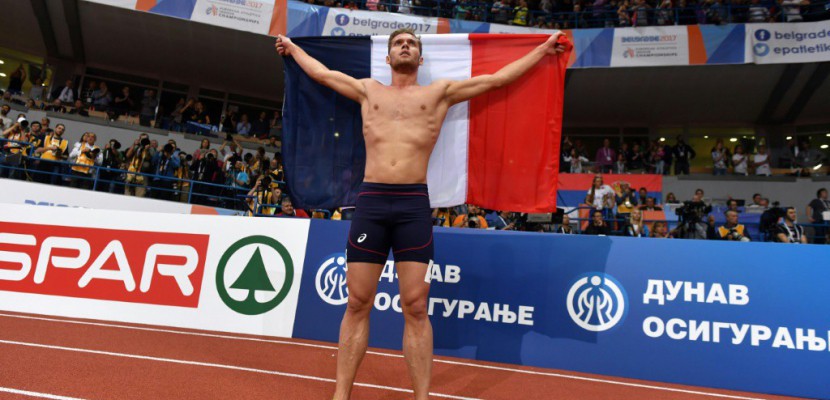 Athlétisme: Kevin Mayer remporte l'heptathlon et bat le record d'Europe en salle