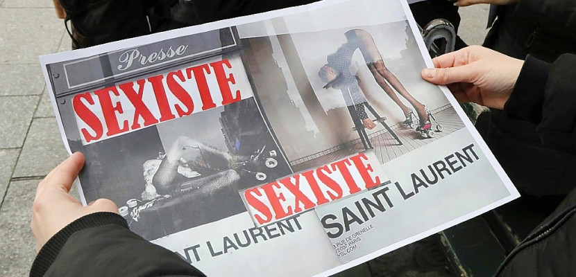 Les affiches de Saint Laurent "dégradantes" pour les femmes, retirées