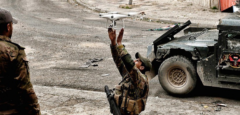 Comme l'EI, les forces irakiennes adoptent le drone armé