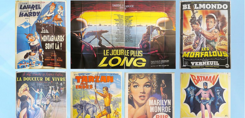 300 anciennes affiches de cinéma aux enchères à Caen