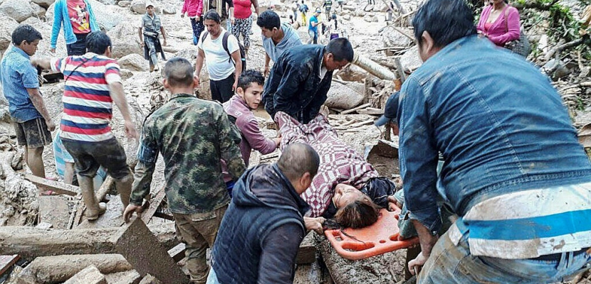Colombie: près de 100 morts dans une coulée de boue