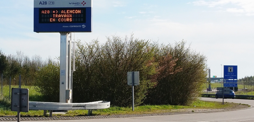 Alençon. Autoroute A28: l'échangeur Alençon-Nord fermé