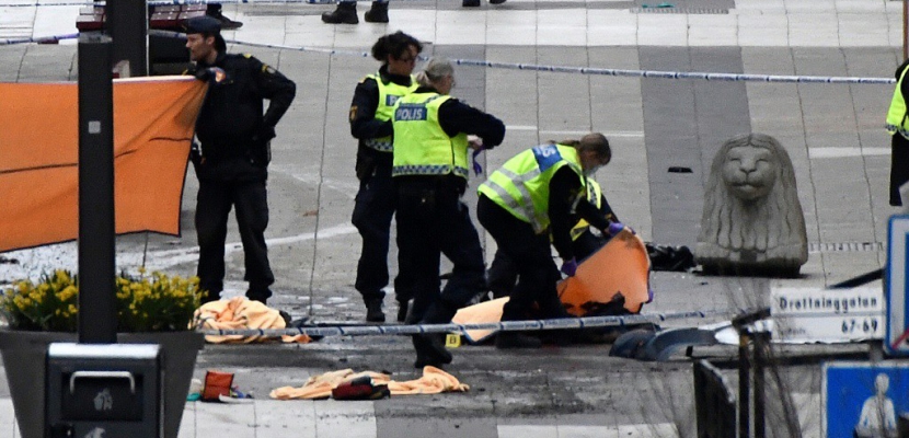 Attentat à Stockholm: un mort, 15 blessés dont des enfants