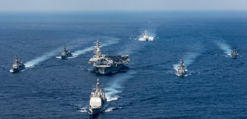 Un porte-avions US et sa flotte en route vers la péninsule coréenne (officiel)