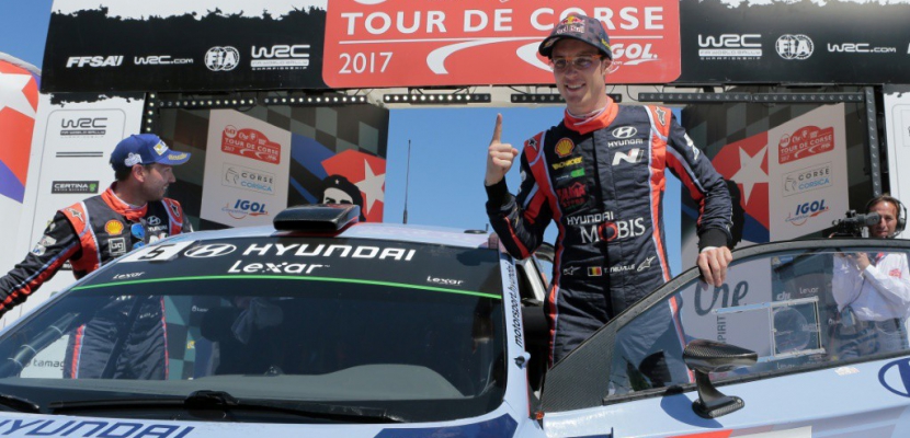 Tour de Corse: Neuville gagne enfin, Ogier 2e de justesse